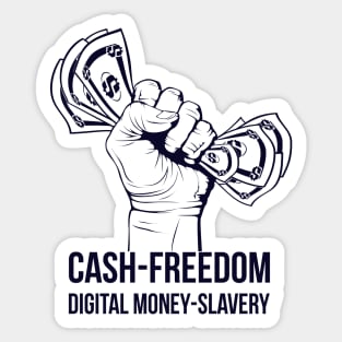 Cash Freedom Sticker